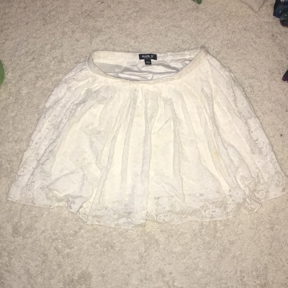 Allen B. Brand lace skirt
